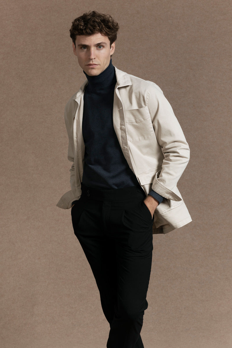 Sobrecamisa Hueso cuello Pana