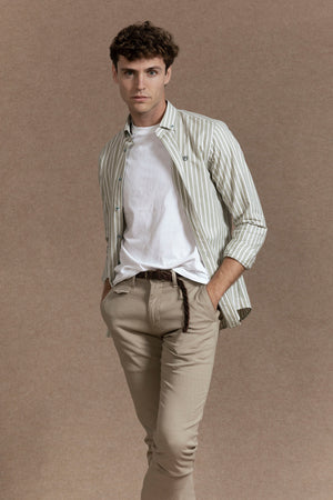 Camisa Rayas Botella