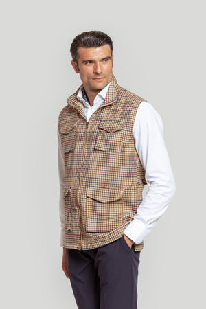 Chaleco Espiga Marron