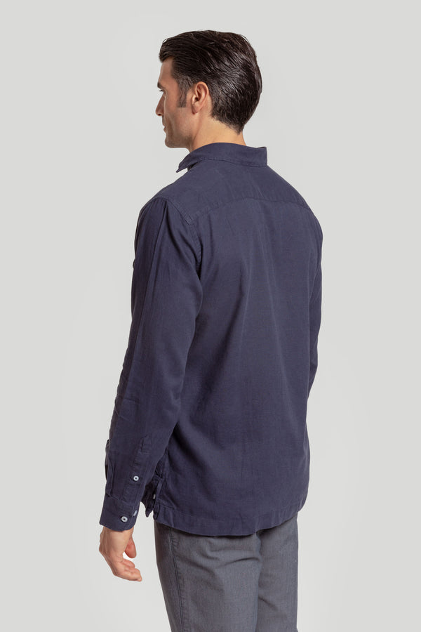 Camisa Cubana Marino