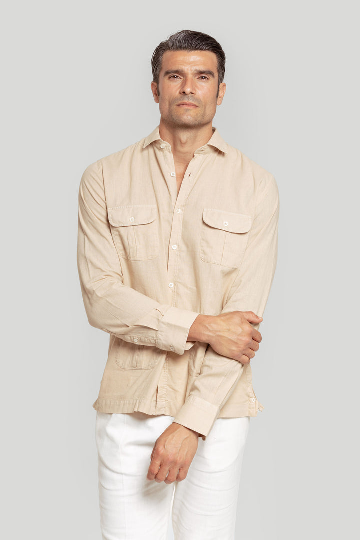 Camisa Cubana Camel
