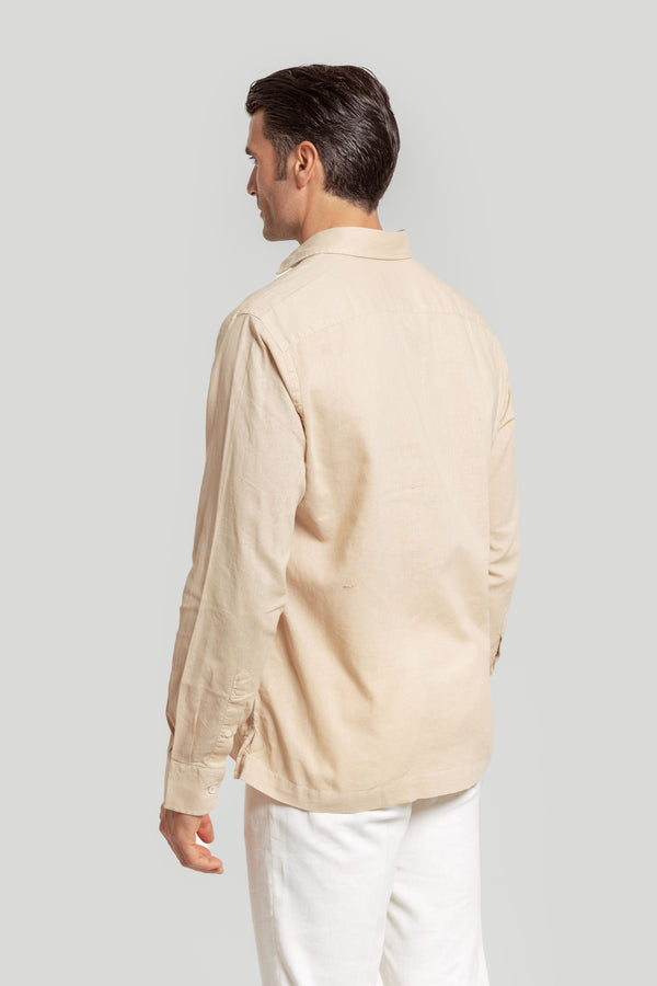 Camisa Cubana Camel
