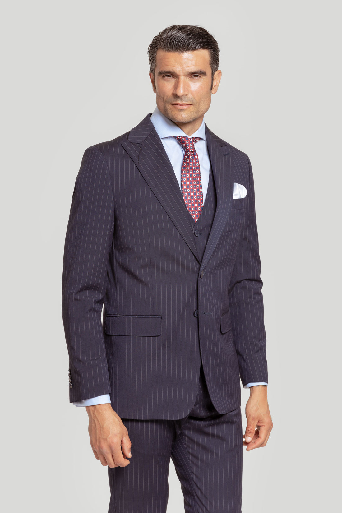 Traje Tres Piezas Raya Diplomatica