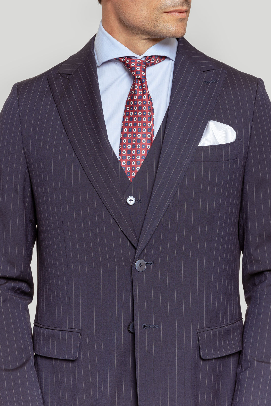 Traje Tres Piezas Raya Diplomatica