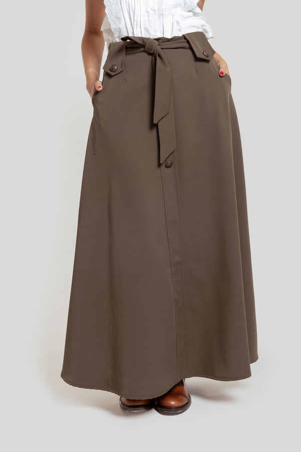 Falda Romeria Kaki - Brío