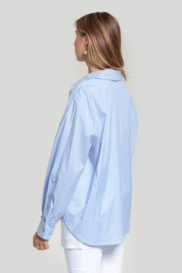 Camisa Rayas Bordado