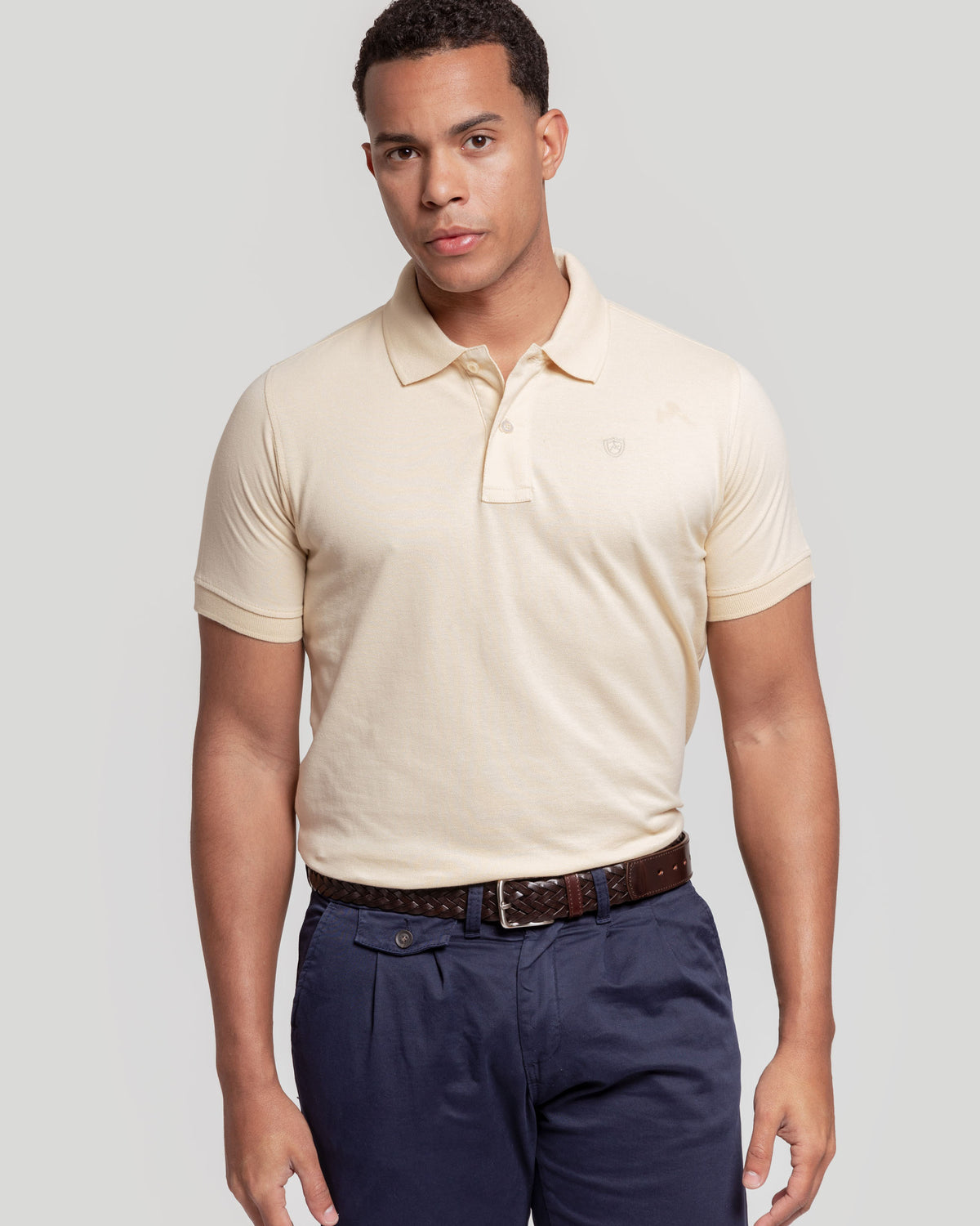 Polo Escudo Baunilha