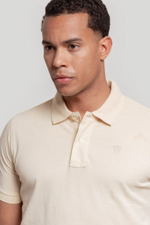 Polo Escudo Vainilla