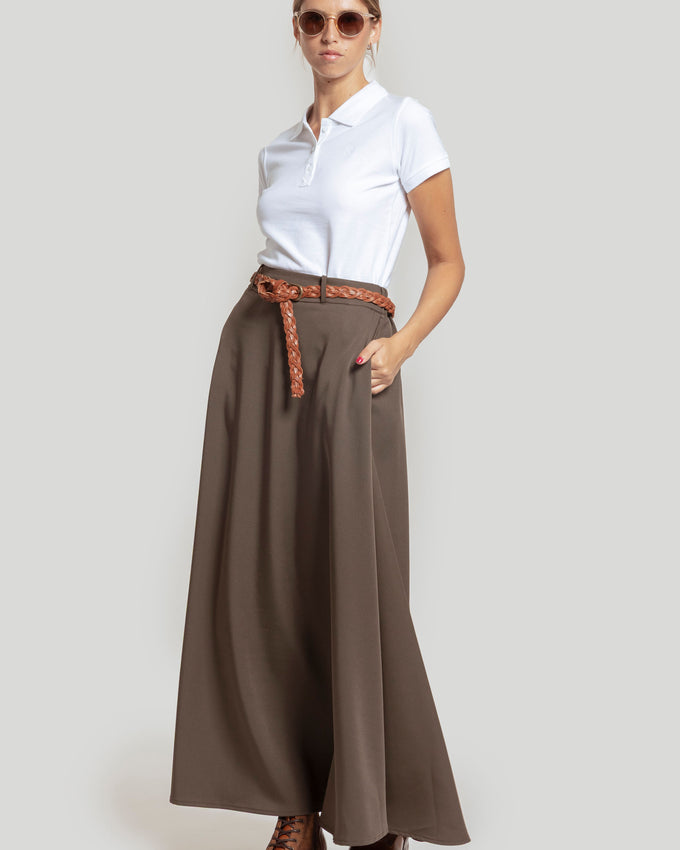 Falda Rociera Kaki