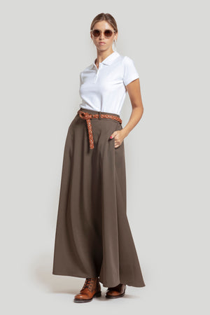 Falda Rociera Kaki