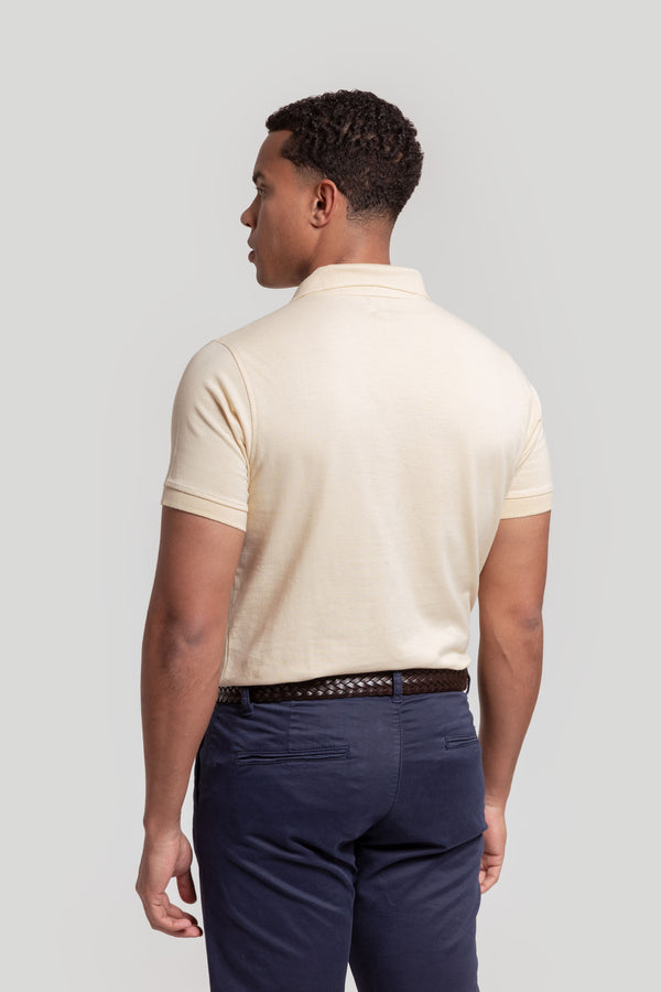 Polo Escudo Vainilla