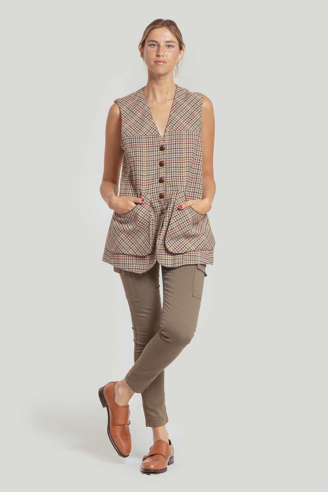 Chaleco Caza Marron