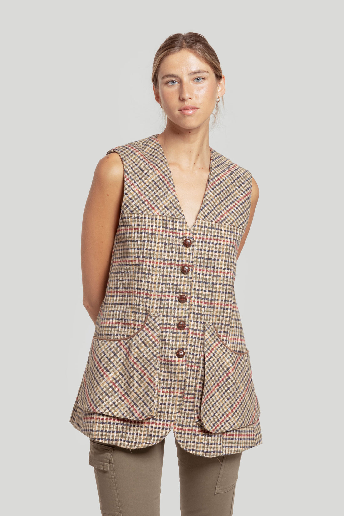Chaleco Caza Marron