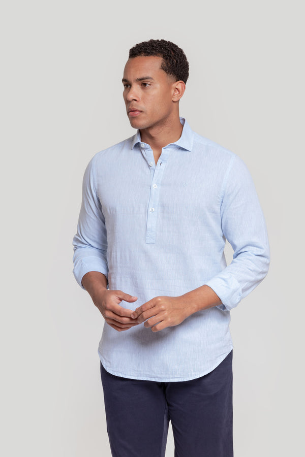 Polera Celeste