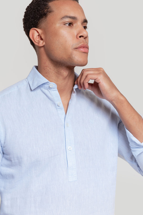 Polera Celeste
