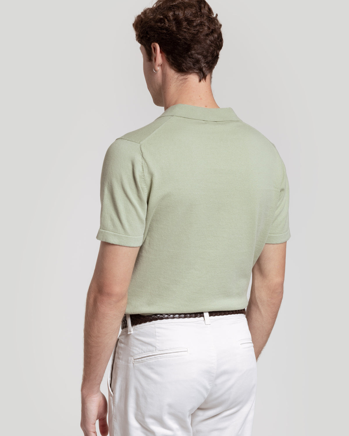 Polo Punto Raya Verde