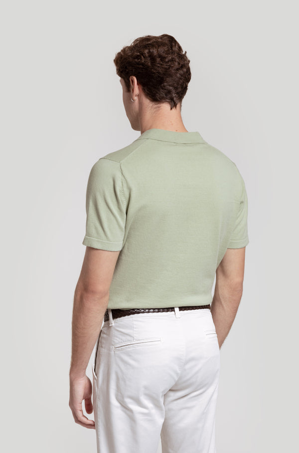Polo Punto Raya Verde