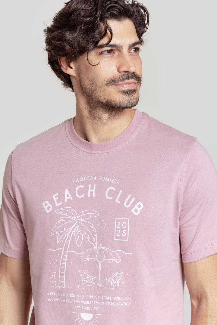 Camiseta Palmera Buganvilla