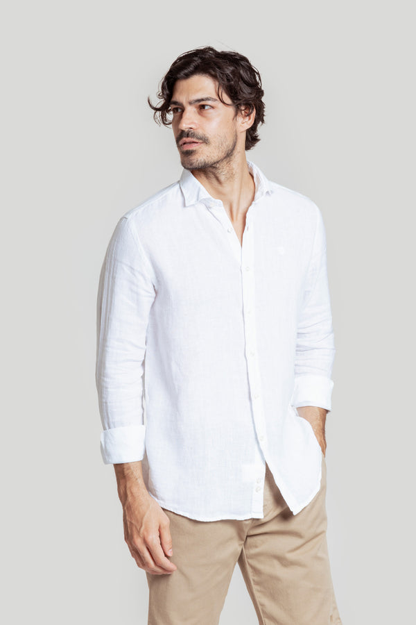 Camisa Lino Blanca