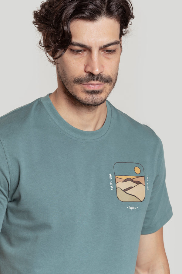 Camiseta Golden Hour Menta