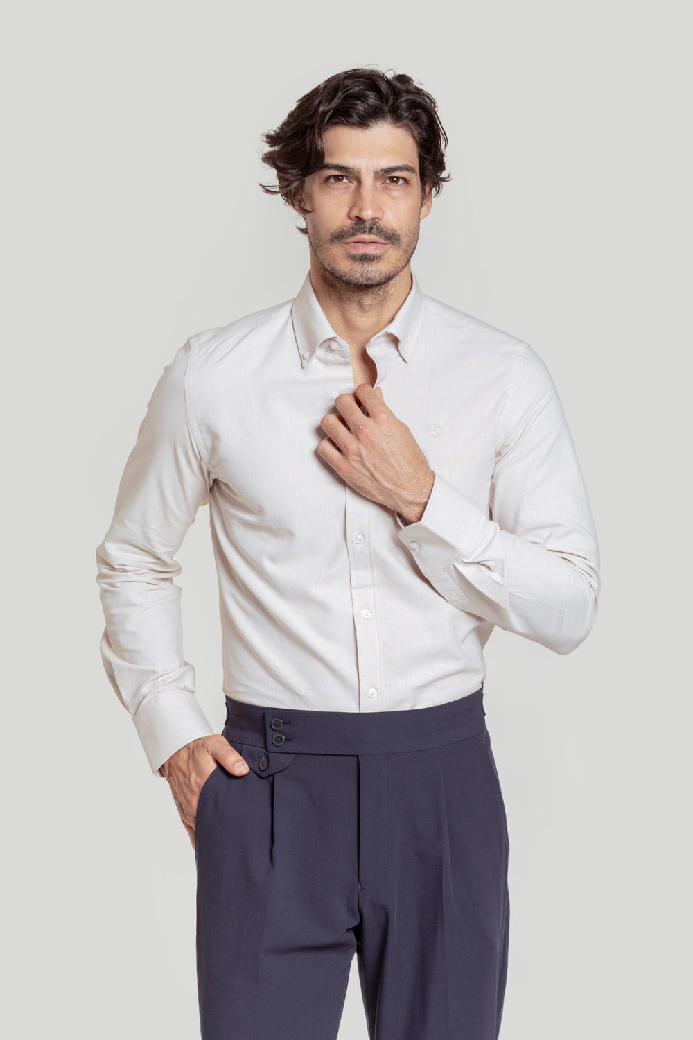 Camisa Modern Fit Camel