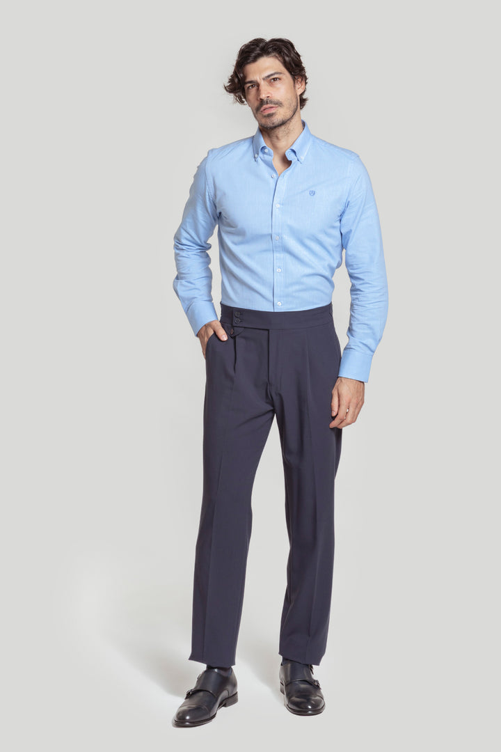 Camisa Modern Fit Celeste