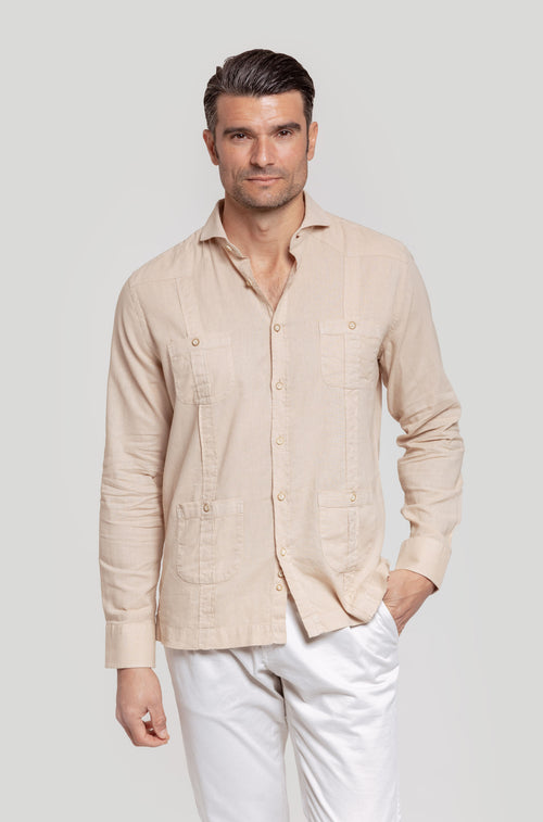 Guayabera Camel