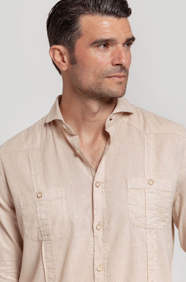 Guayabera Camel