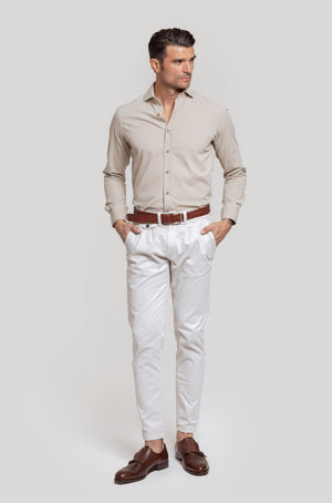 Camisa Lavada Beig