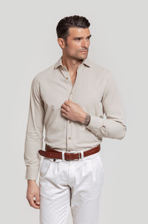 Camisa Lavada Beig