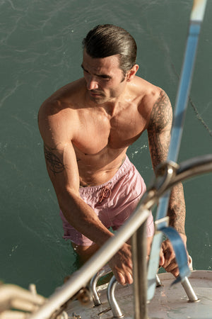 Bañador Liso Rosa