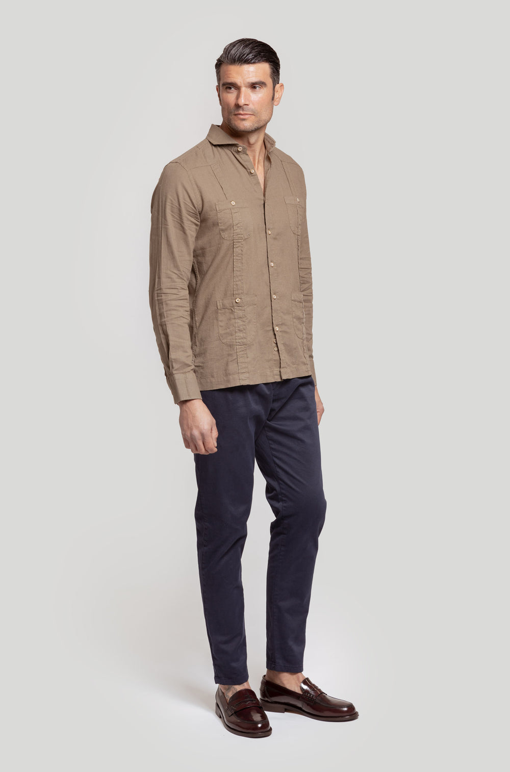 Guayabera Kaki