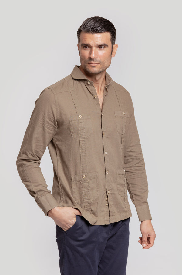 Guayabera Kaki