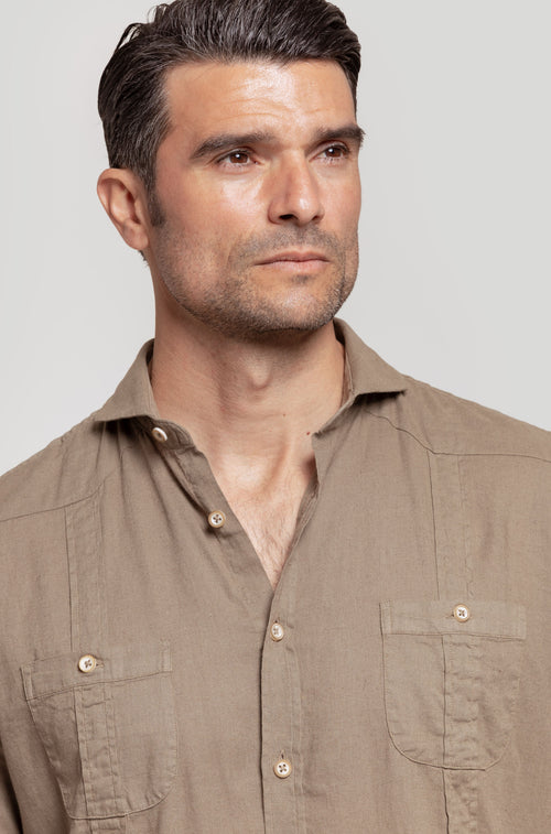 Guayabera Kaki