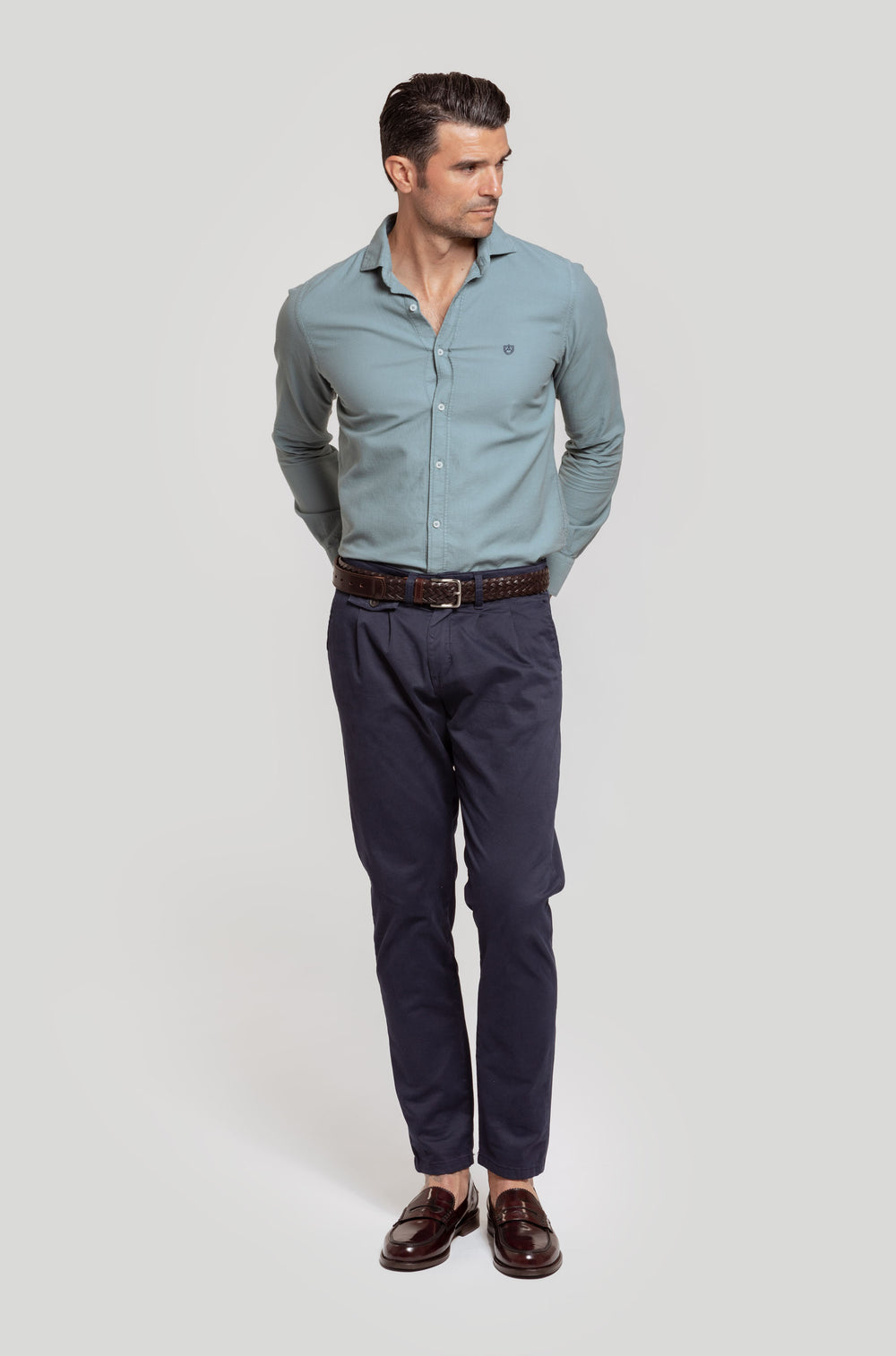 Camisa Mini Estructura Verde