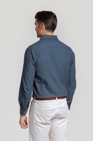 Camisa Mini Estructura Azul