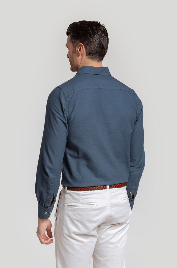 Camisa Mini Estructura Azul