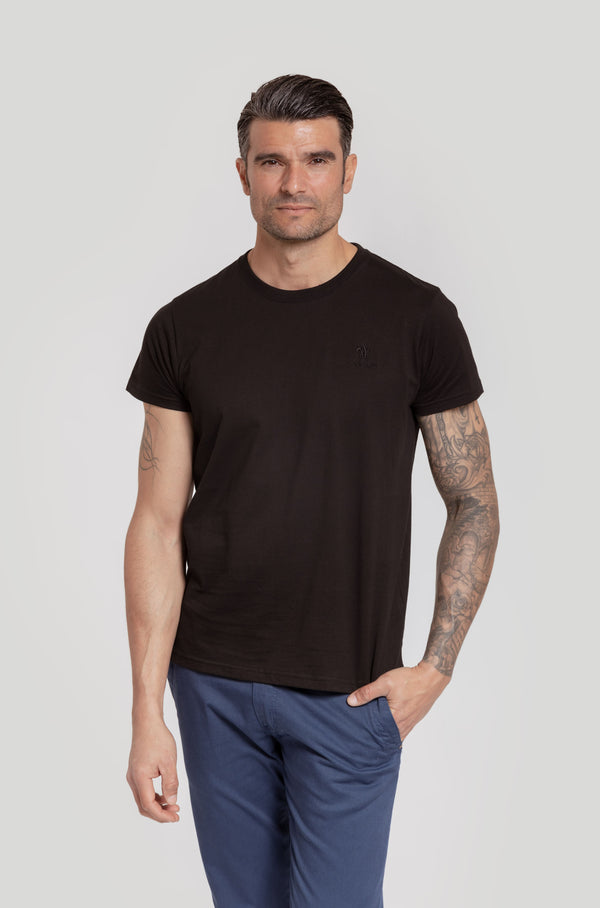 Camiseta Manga Corta Negro