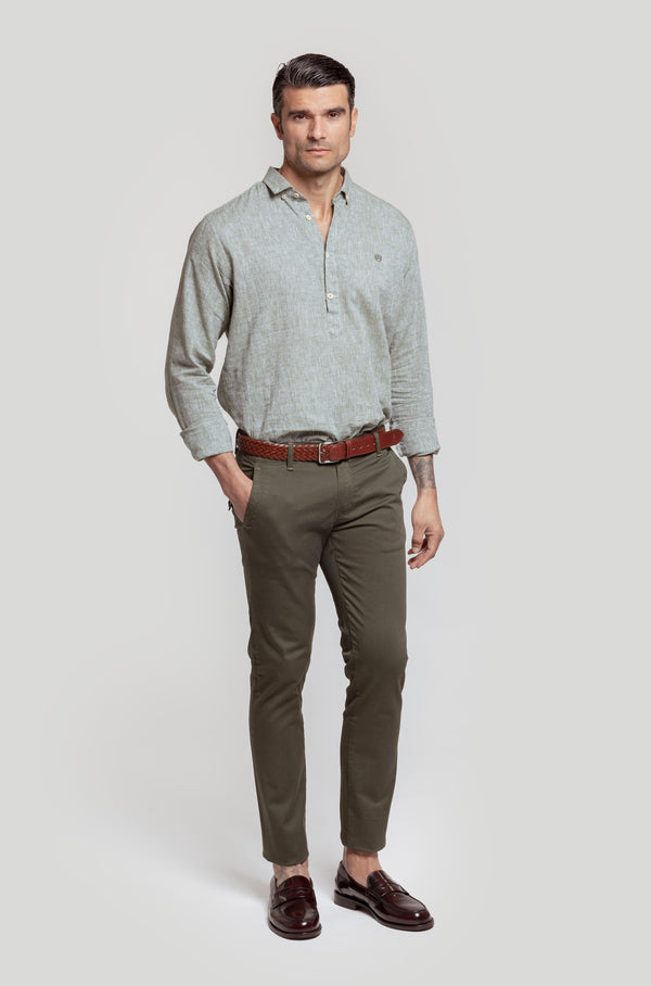 Camisa Polera Kaki