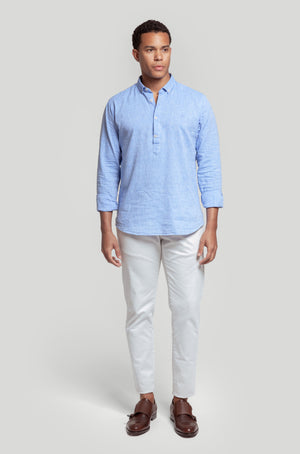Camisa Polera Azul Noche
