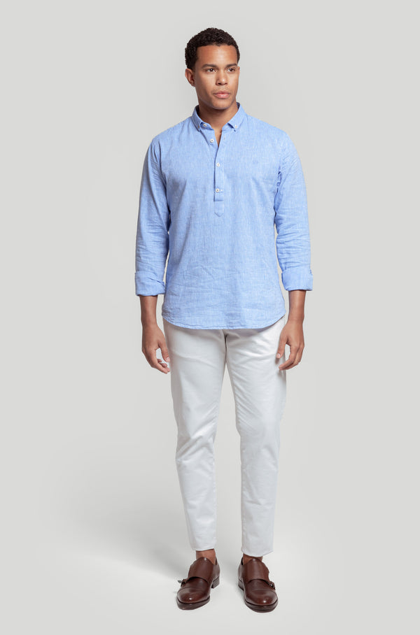 Camisa Polera Azul Noche