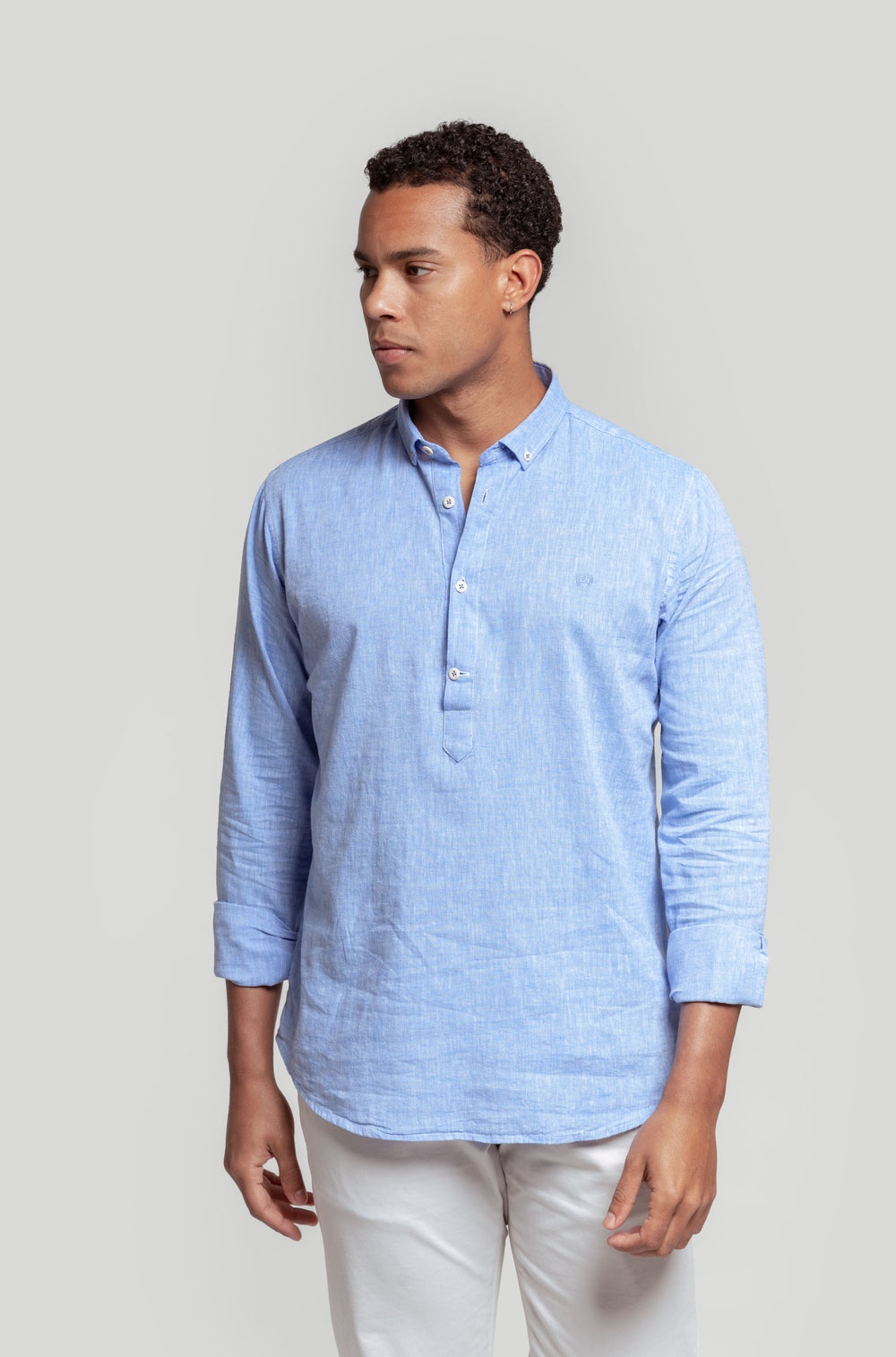 Camisa Polera Azul Noche