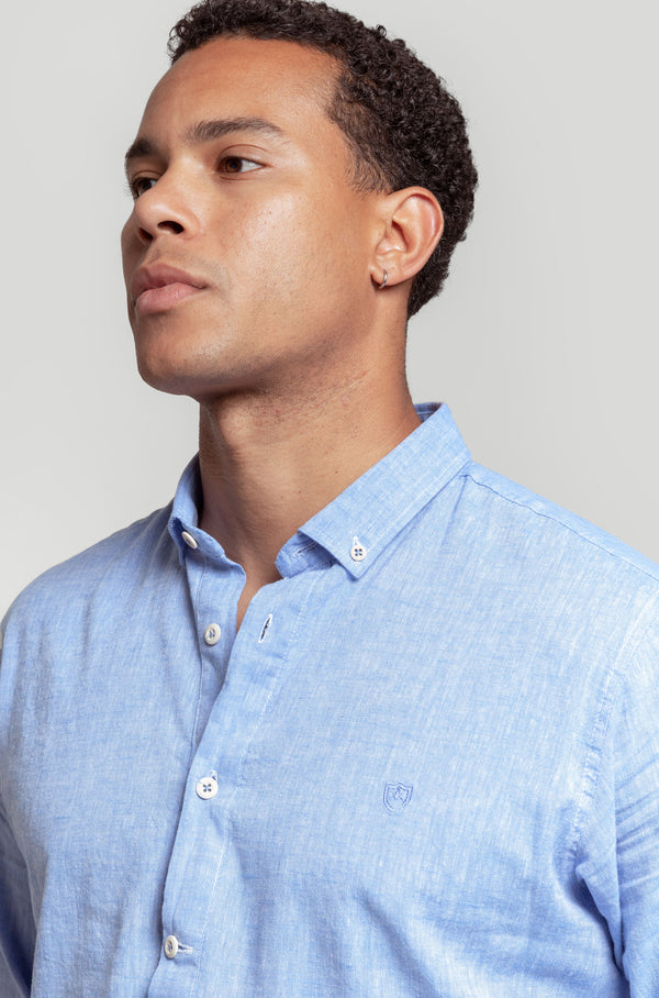 Camisa Polera Azul Noche