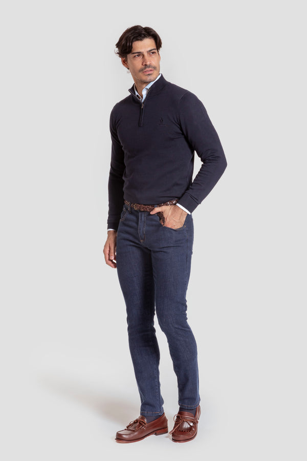 Pantalon Vaquero Slim Fit Piedra