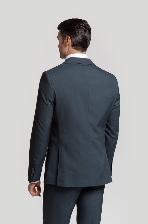 Traje Ojo De Perdiz Petroleo