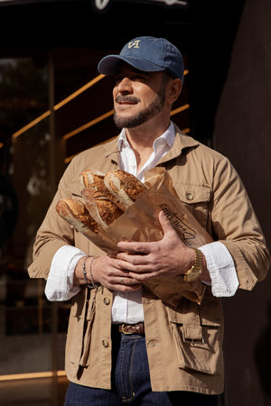 Sahariana Cinturon Camel