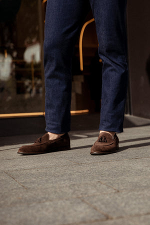 Vaquero Regular Azul Oscuro