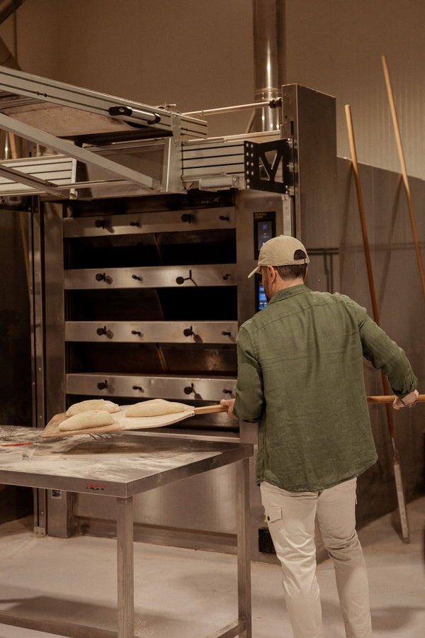 Chino Cargo Botón Hueso