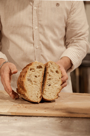 Camisa Rayas en Camel
