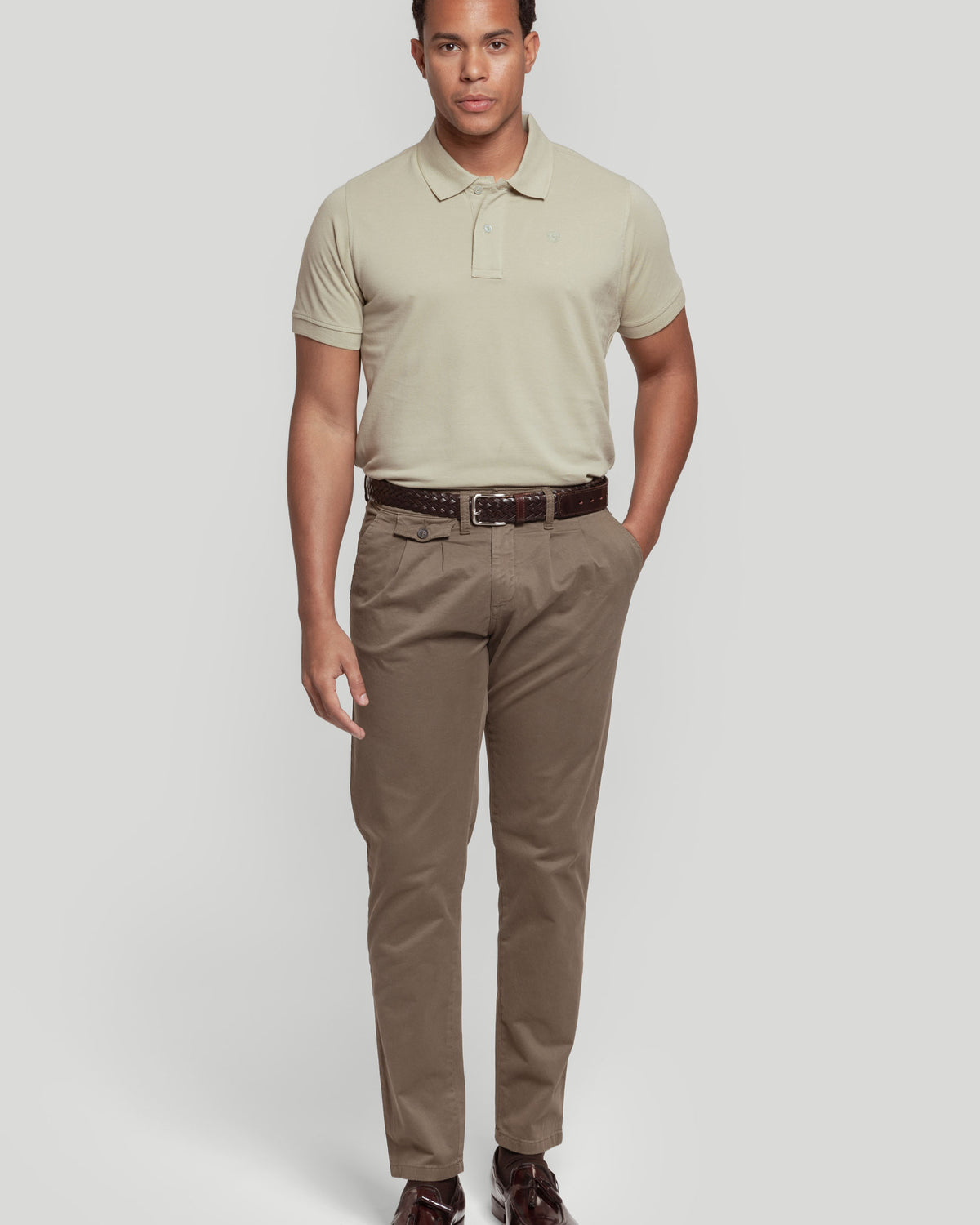 Polo Escudo Pistacho